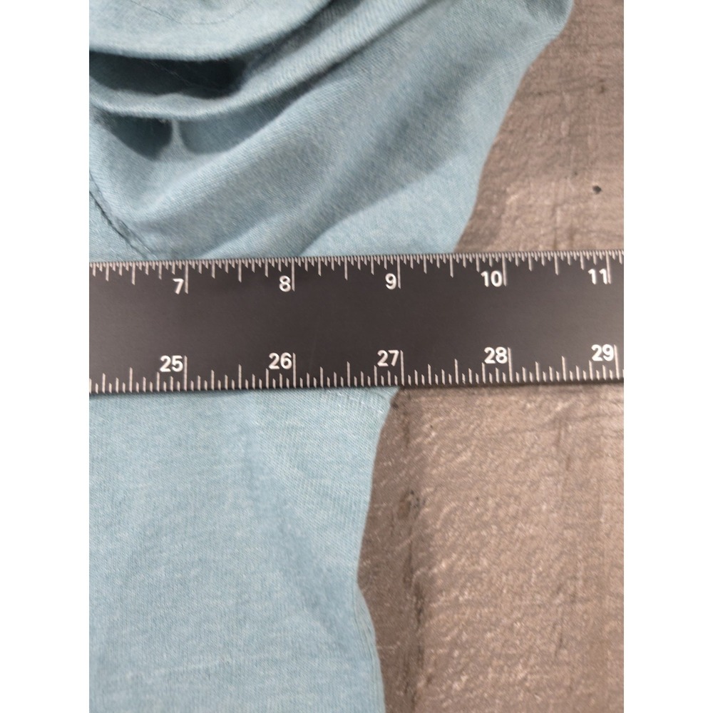 NWT Carhartt Men's Loose Fit Short-Sleeve Henley T-Shirt in heathered sage green - Picture 5 of 7